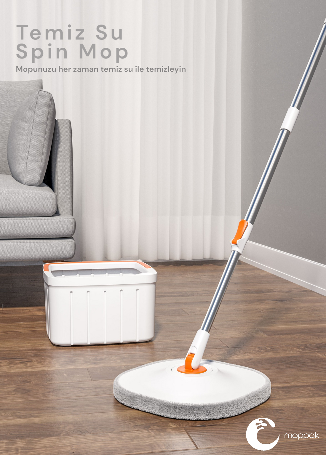 MP 101 Temiz Su Spin Mop